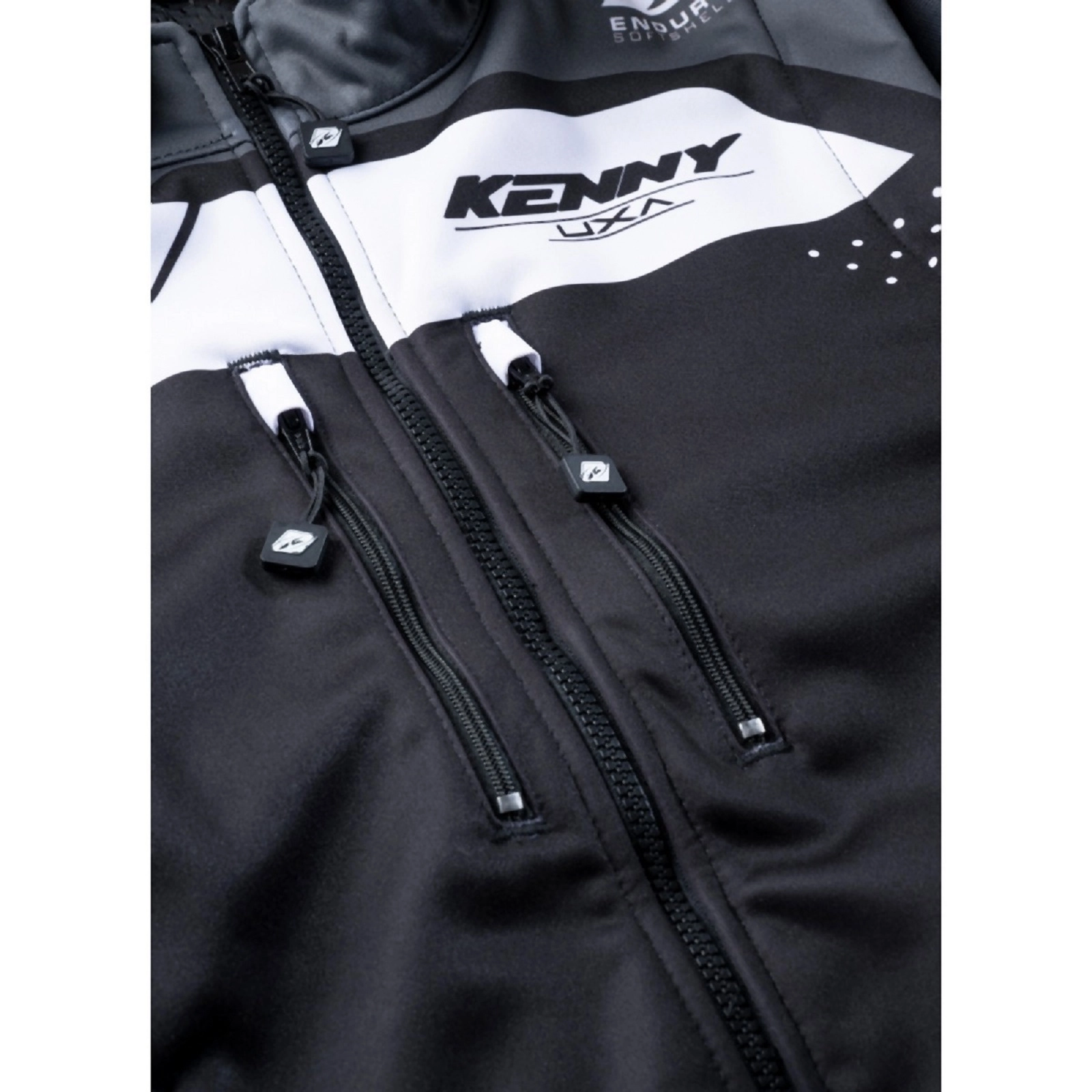 Мотокуртка Kenny Racing Softshell Grey/Black/White