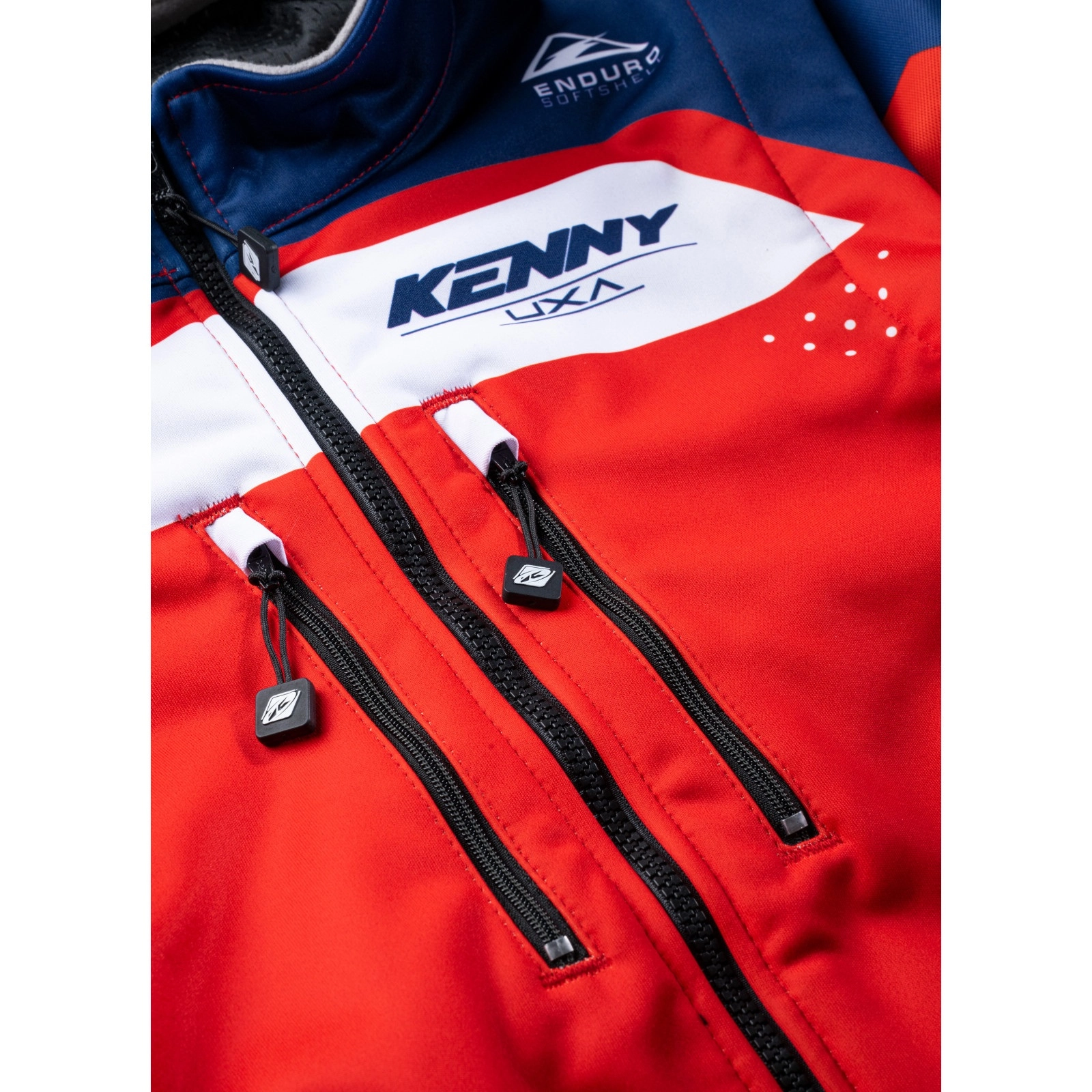 Мотокуртка Kenny Racing Softshell Red/Blue/White