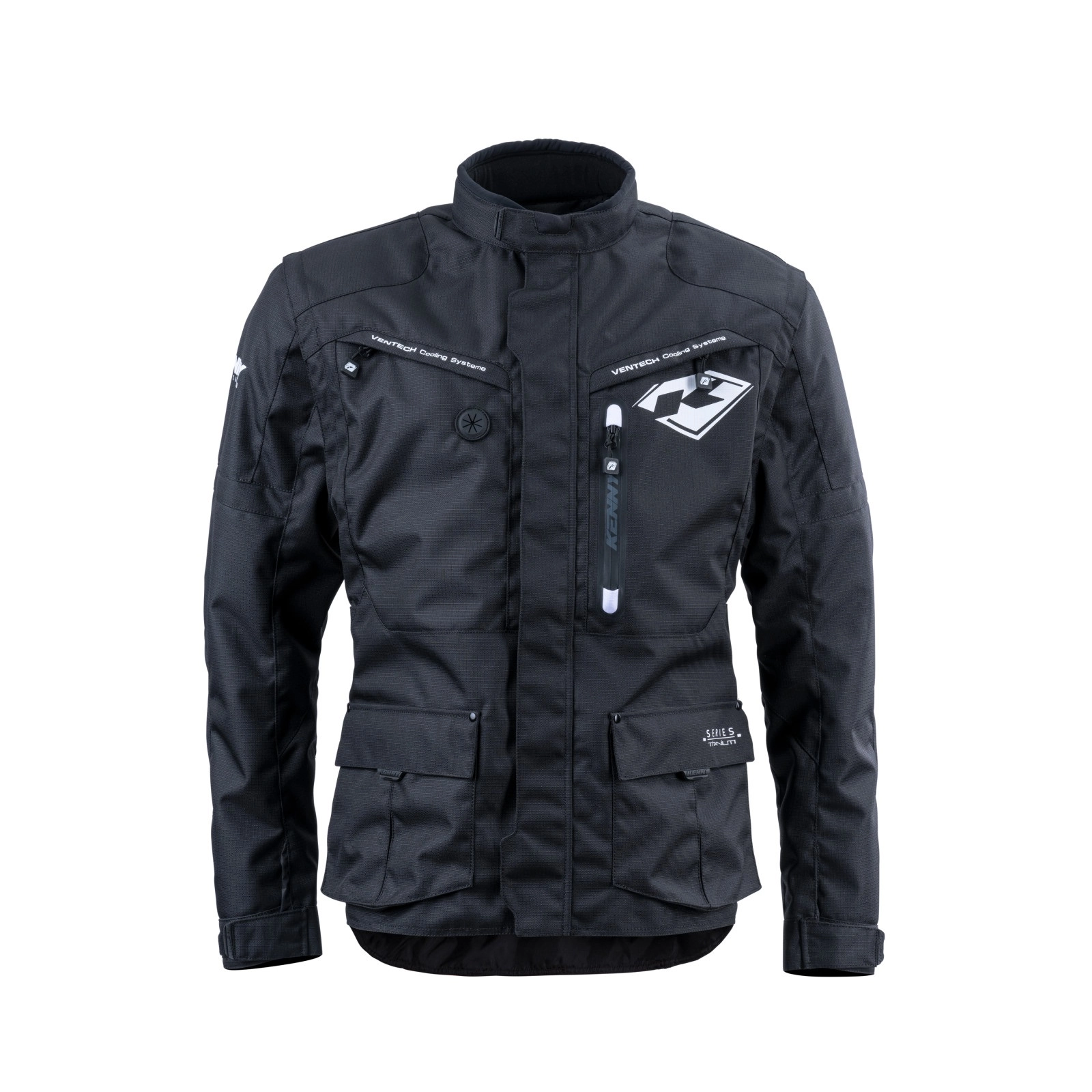 Мотокуртка Kenny Racing Titanium Black/White
