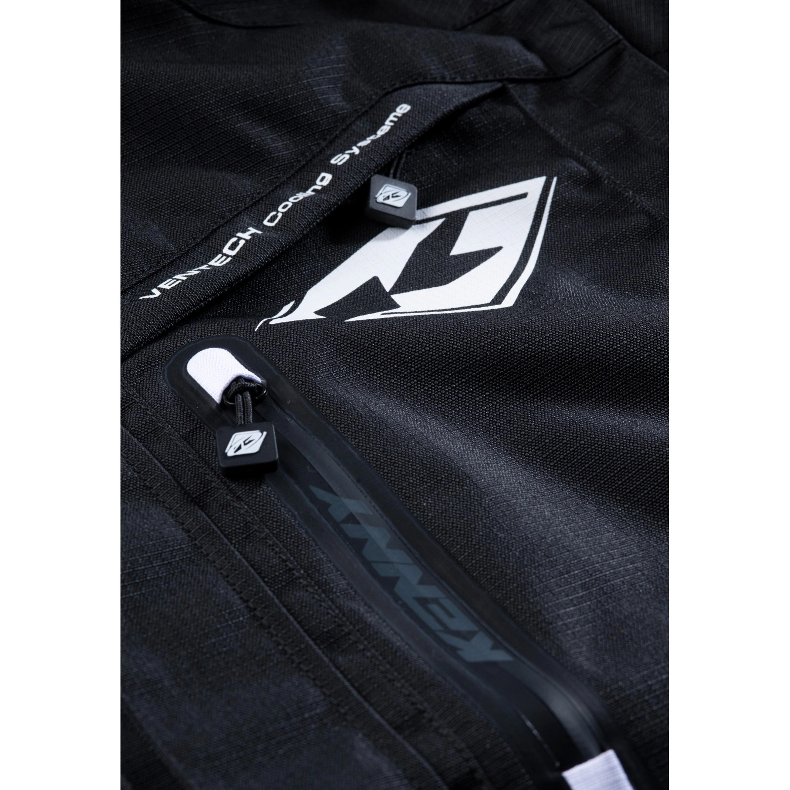 Мотокуртка Kenny Racing Titanium Black/White