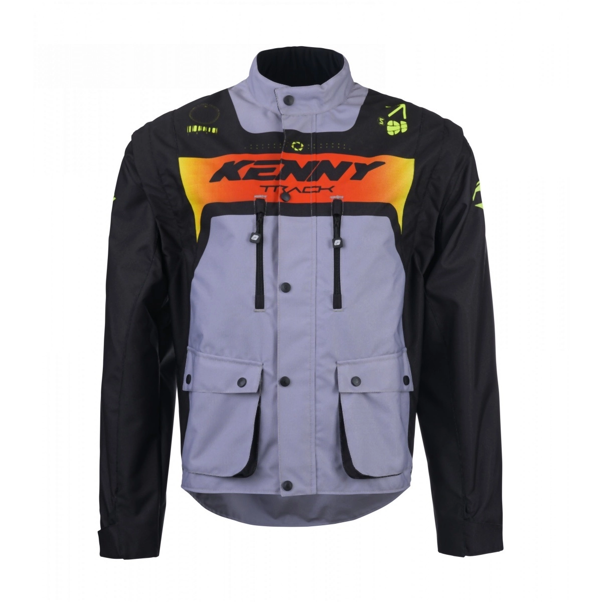 Мотокуртка Kenny Racing Track Black/Grey/Yellow Fluo