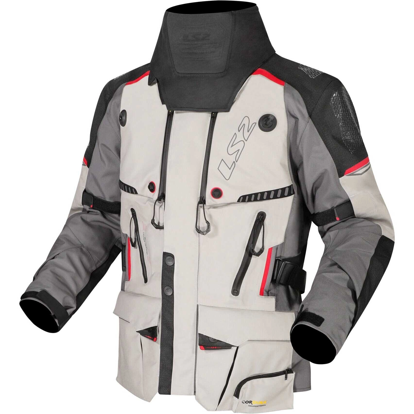 Мотокуртка LS2 Apollo Black/Grey/Red