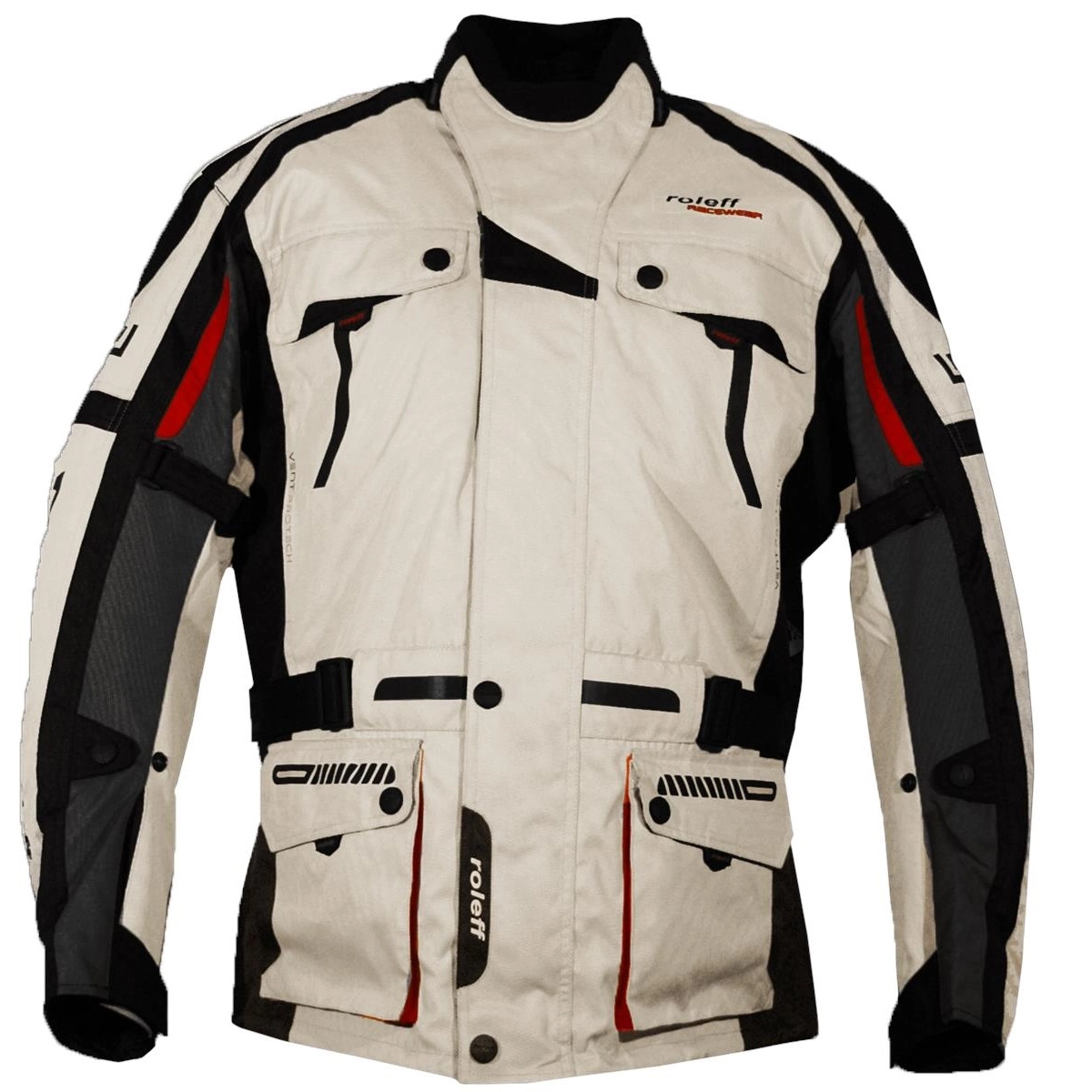 Мотокуртка Roleff RO537 Wind-Tex Chicago Black/Grey