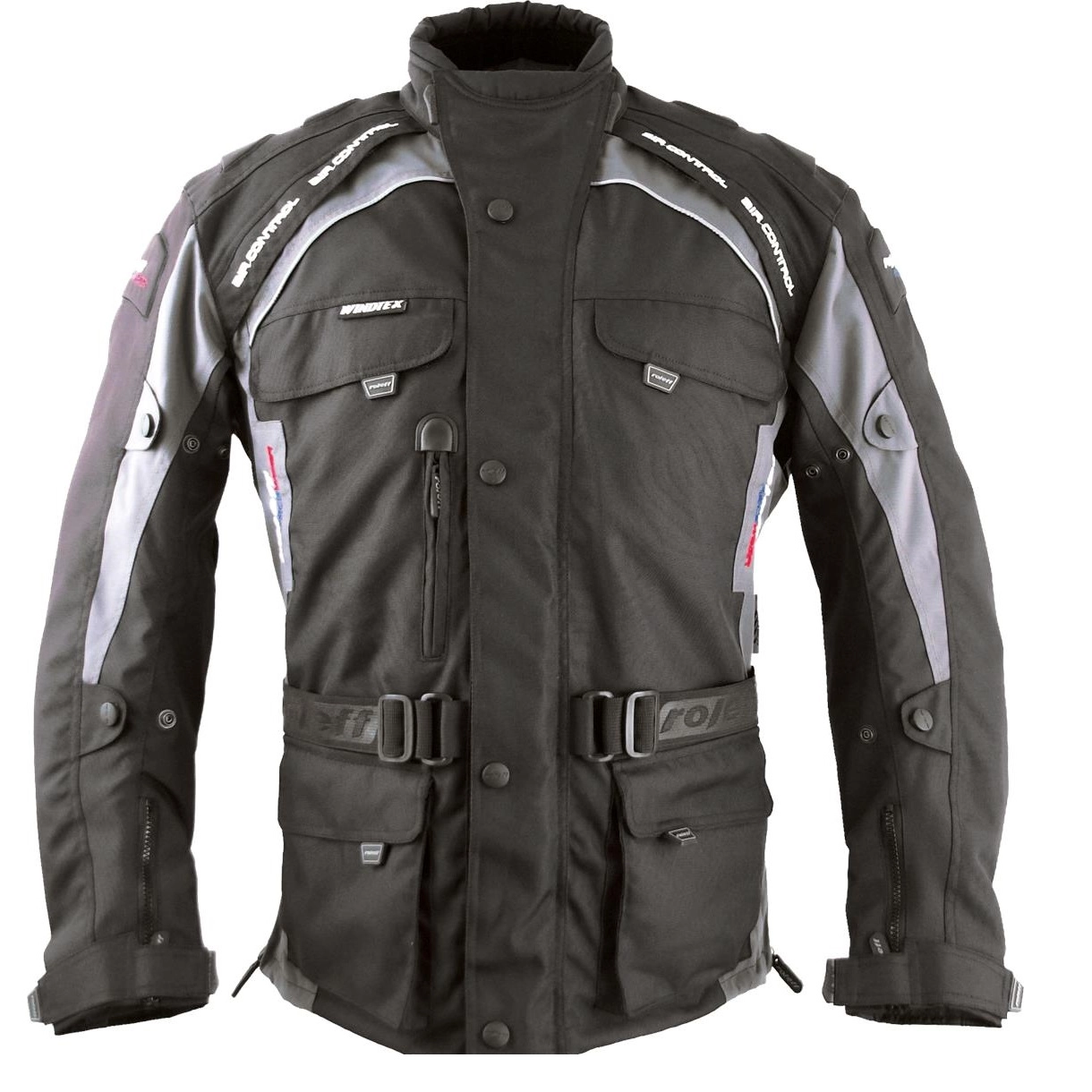 Мотокуртка Roleff RO781 Wind-Tex Liverpool Black/Grey