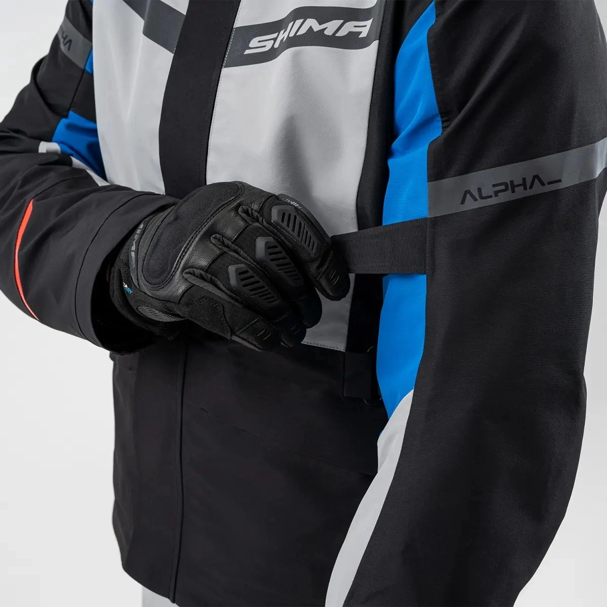 Мотокуртка Shima Alpha Black/Grey/Blue