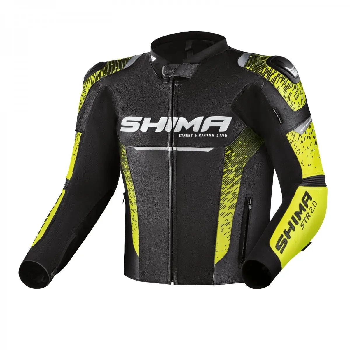 Мотокуртка Shima STR 2.0 Black/Yellow