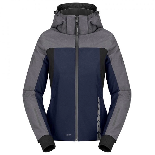 Мотокуртка Spidi Hoodie H2Out II Lady Blue/Silver