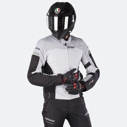 Мотокуртка Alpinestars Leonis Drystar Air Black/Grey