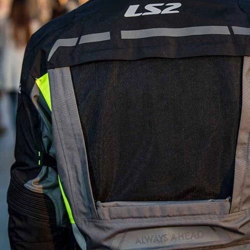Мотокуртка LS2 Lance Grey/Black/Yellow