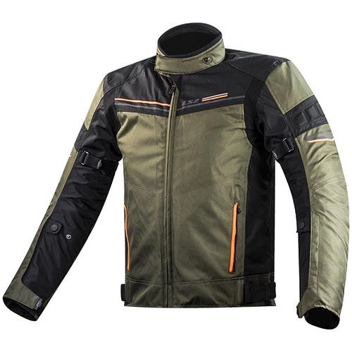 Мотокуртка LS2 Shadow Hi-Vis Khaki/Black/Orange
