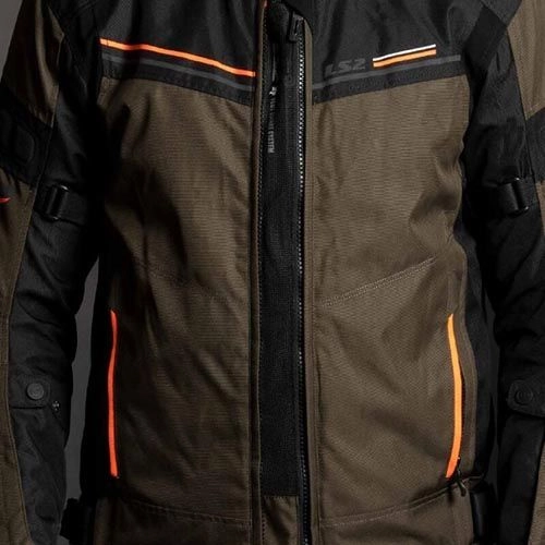 Мотокуртка LS2 Shadow Hi-Vis Khaki/Black/Orange