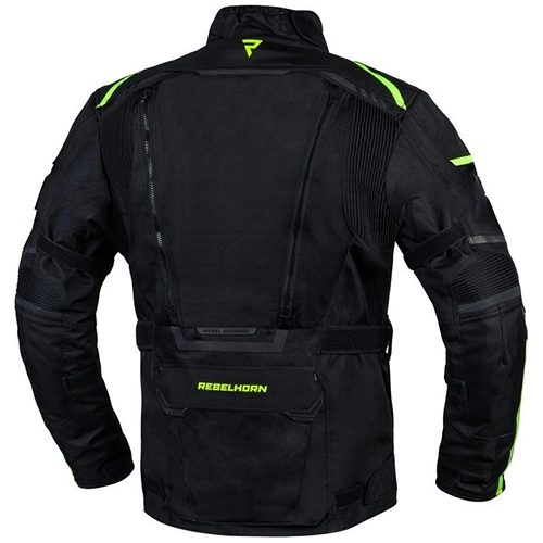 Мотокуртка Rebelhorn Cubby IV Black/Yellow