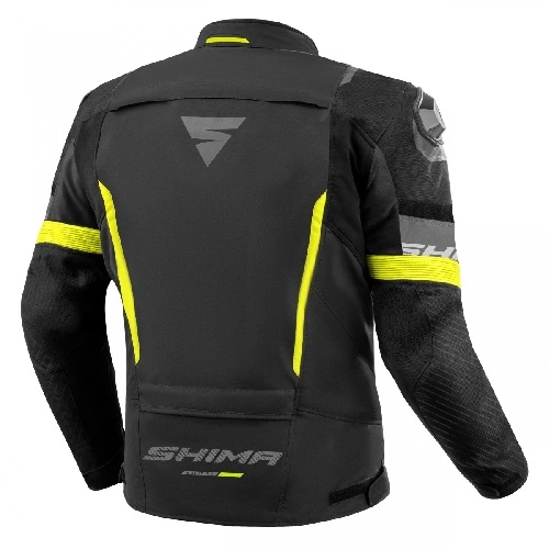 Мотокуртка Shima Solid 2.0 Black/Yellow