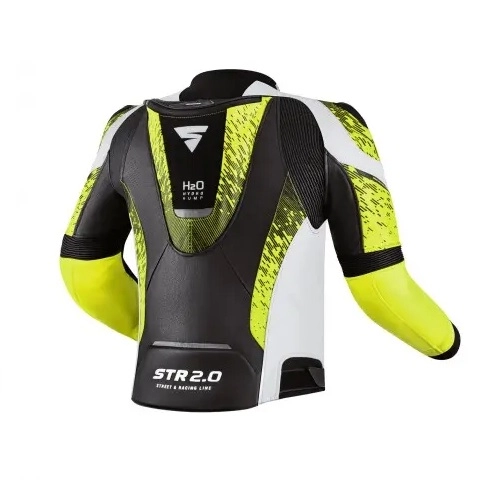Мотокуртка Shima STR 2.0 Black/White/Yellow