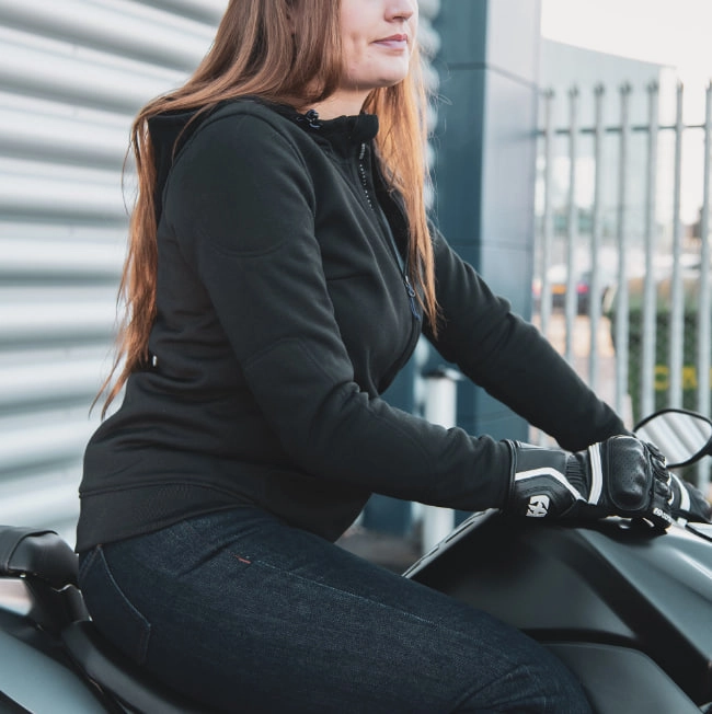 Мототолстовка Oxford Super Hoodie 2.0 Lady Tech Black