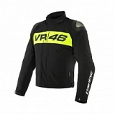 Мотокуртка Dainese VR46 Wetlap Air D-Dry Black/Yellow