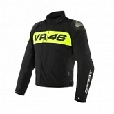 Мотокуртка Dainese VR46 Wetlap Air D-Dry Black/Yellow
