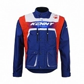 Мотокуртка Kenny Racing Track Patriot Red/Blue/White Fluo