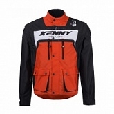 Мотокуртка Kenny Racing Track White/Black/Orange