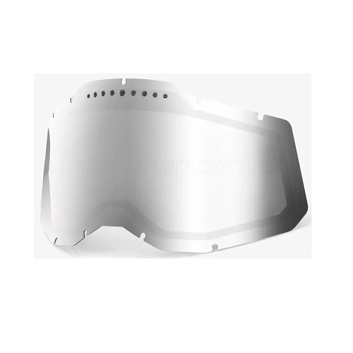 Линза к очкам 100% Racecraft 2/Accuri 2/Strata 2 Vented Dual Mirror Silver Lens