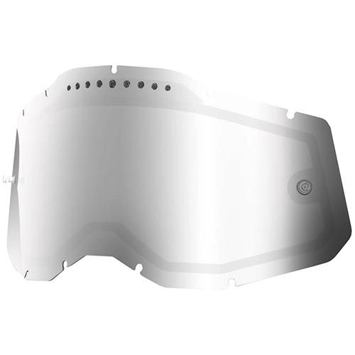 Лінза до окулярів 100% Racecraft 2/Accuri 2/Strata 2 Vented Dual Mirror Silver