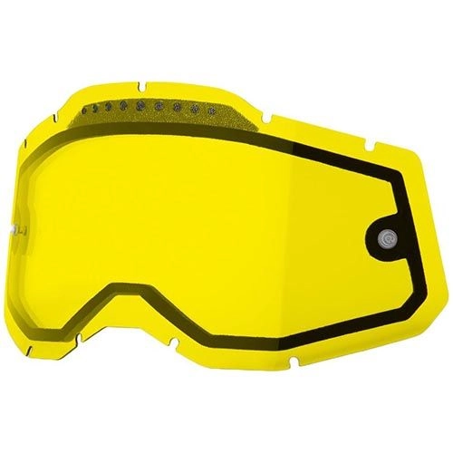 Лінза до окулярів 100% Racecraft 2/Accuri 2/Strata 2 Vented Pane Dual Yellow