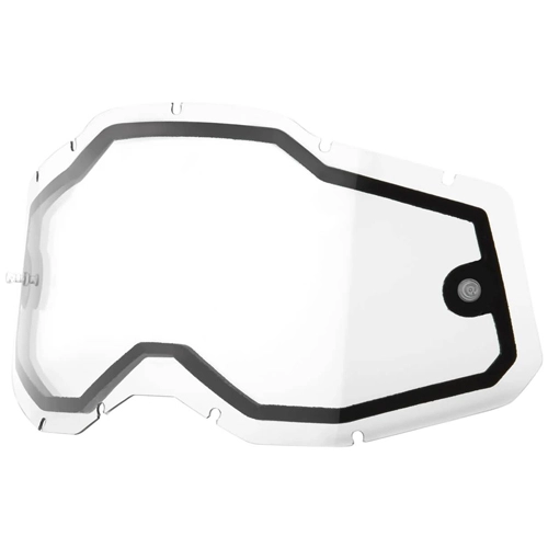 Лінза до окулярів 100% RC2/AC2/ST2 Replacement Clear Dual Lens Anti-Fog