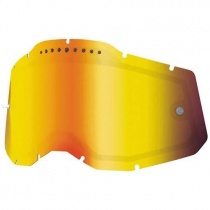 Линза к очкам 100% Racecraft 2/Accuri 2/Strata 2 Vented Dual Mirror Red Lens