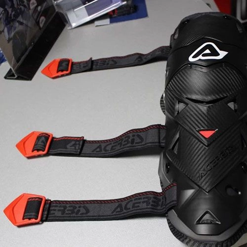 Наколінники Acerbis Impact Evo Junior Black/Red