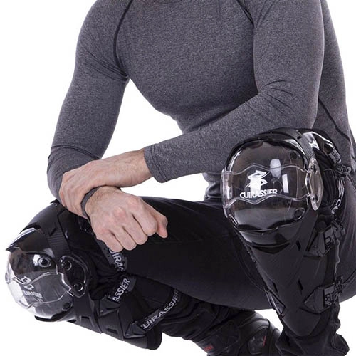 Наколінники Cuirassier Black/White