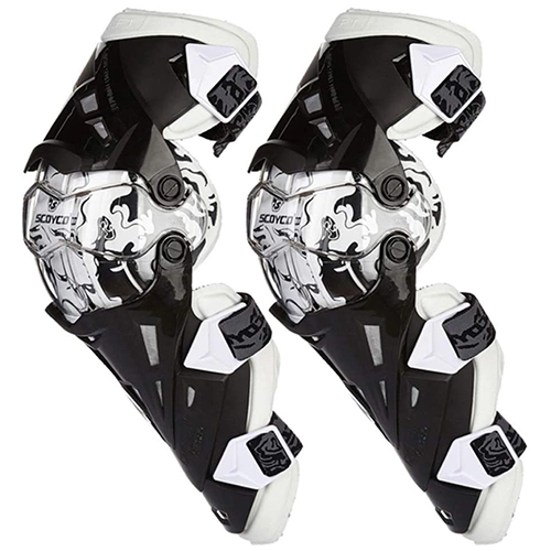 Наколінники Scoyco K12 White/Black
