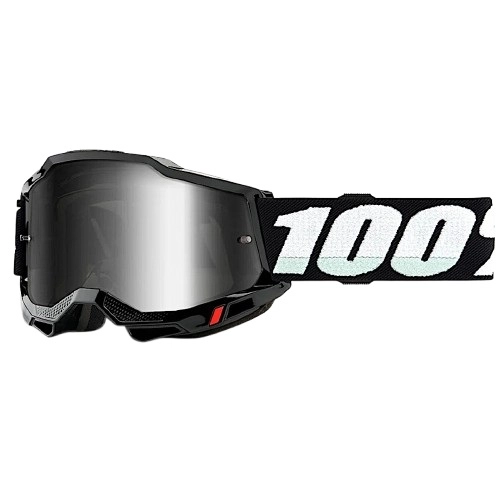 Мотоокуляри 100% Accuri II Junior Black Mirror Silver Lens