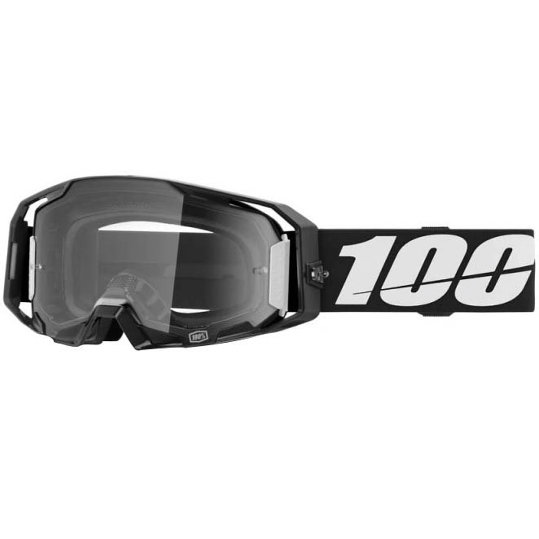 Мотоокуляри 100% Armatic Enduro Moto Dual Pane Black Clear Lens
