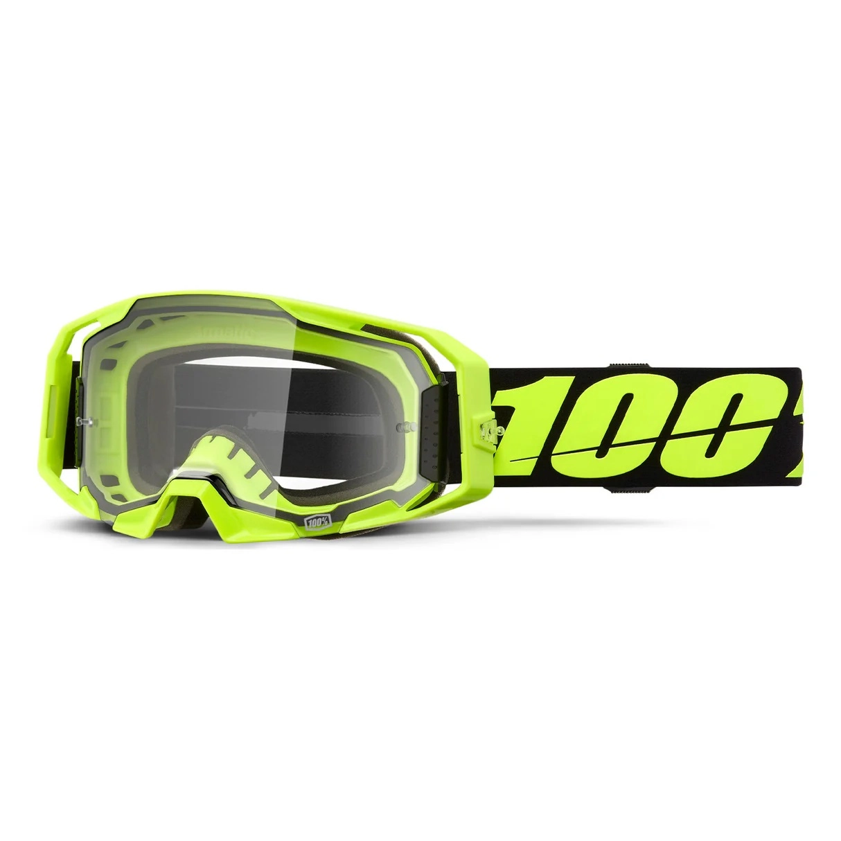 Мотоокуляри 100% Armatic Enduro Moto Dual Pane Yellow Clear Lens