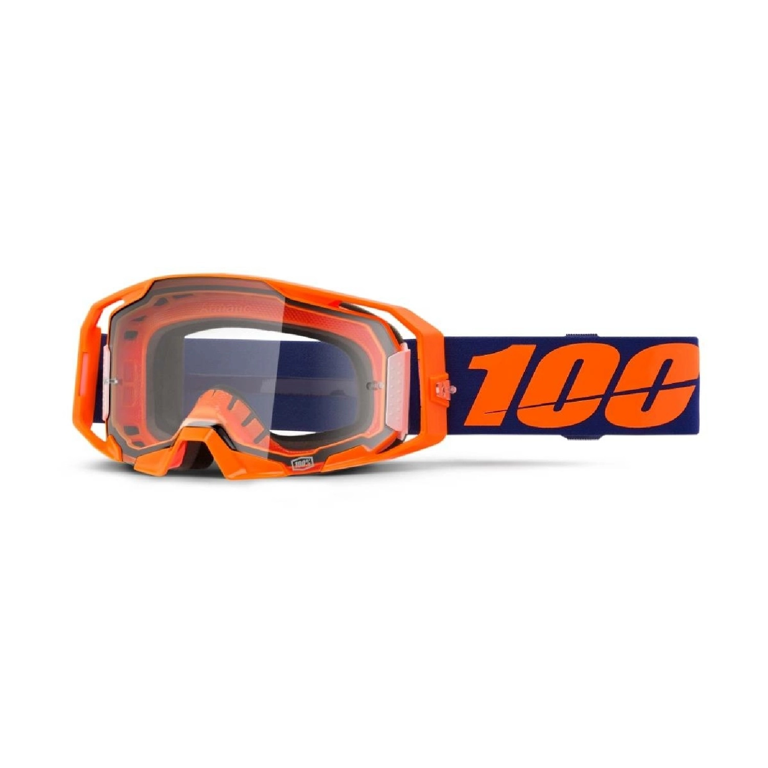 Мотоокуляри 100% Armatic Neon Orange Clear Lens
