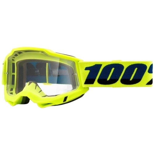 Мотоокуляри 100% Armatic Neon Yellow Clear Lens