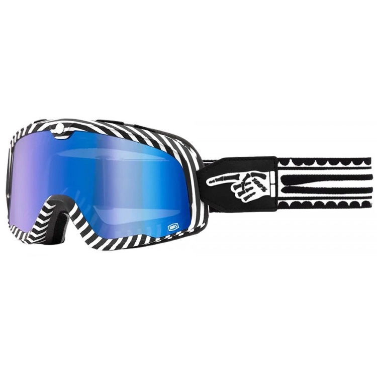 Мотоокуляри 100% Barstow Death Spray Mirror Blue Lens