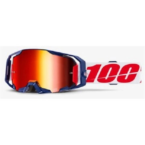 Мотоокуляри 100% Ride Armatic Mach Z Blue/Red/White Red Mirror Lens