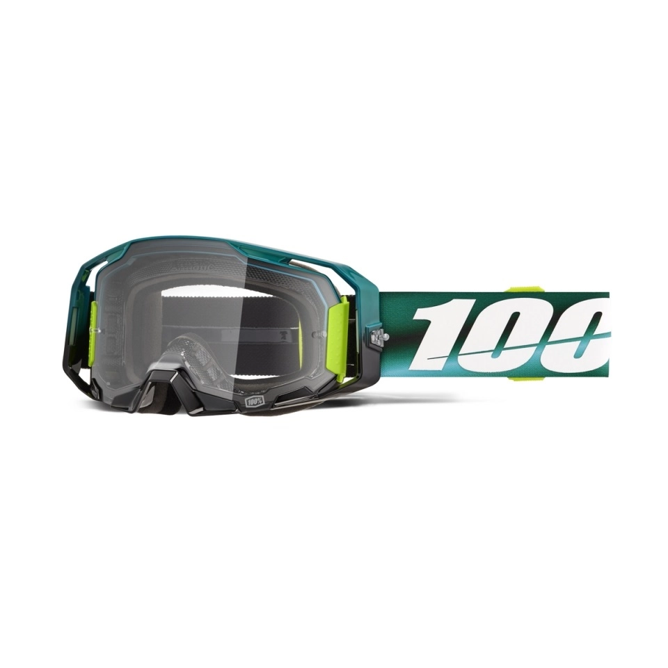 Мотоокуляри 100% Ride Armatic Polarity Green/White Clear Lens
