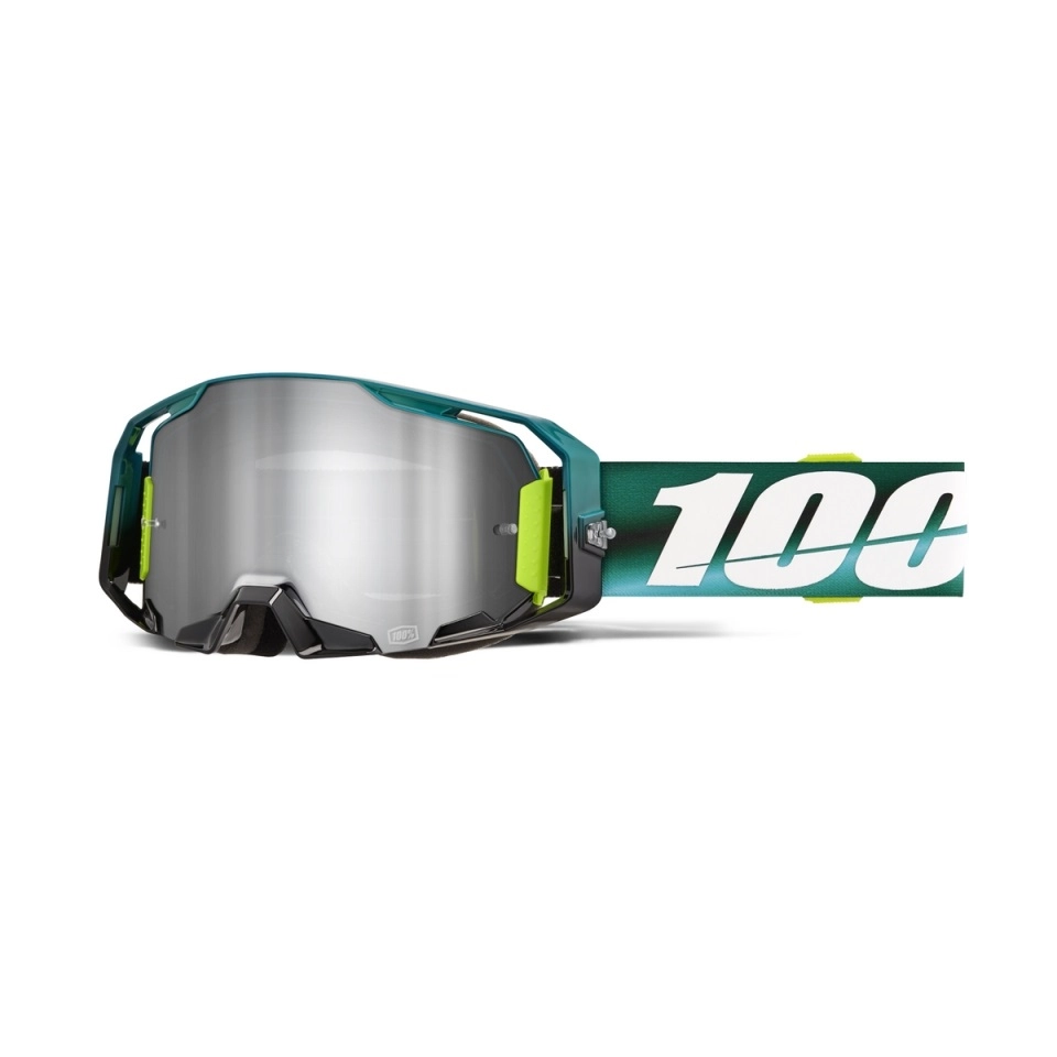 Мотоокуляри 100% Ride Armatic Polarity Green/White Silver Mirror Lens