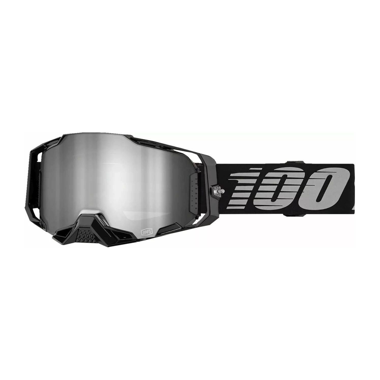 Мотоокуляри 100% Ride Armega Black Silver Mirror Lens