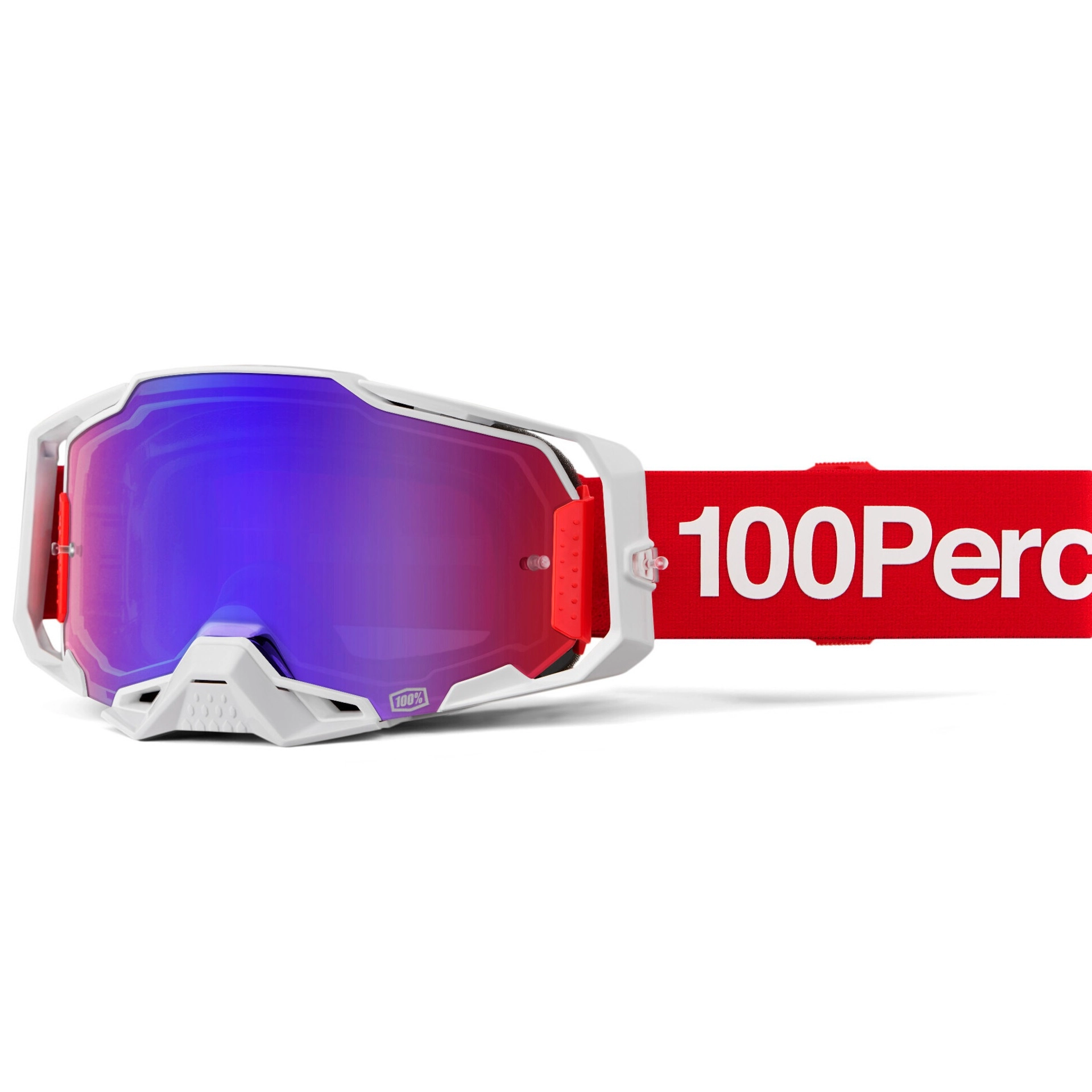 Мотоокуляри 100% Ride Armega Corbin Red/White Blue/Red Mirror Lens
