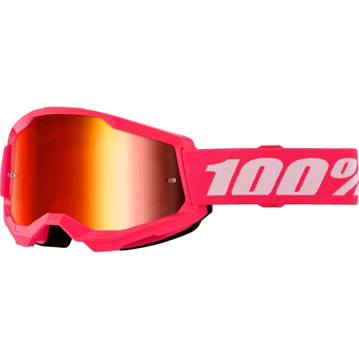 Мотоокуляри 100% Strata 2 Pink Mirror Lens