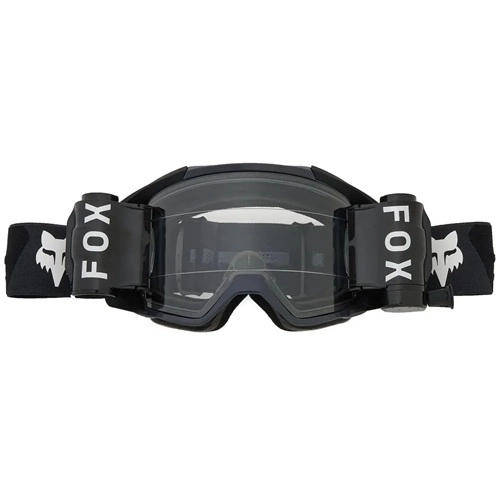 Мотоокуляри FOX Vue Roll-Off Black/White Clear Lens
