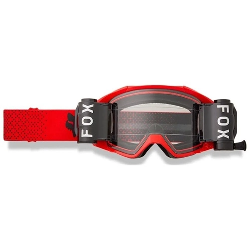 Мотоокуляри FOX Vue Roll-Off Flo Red Clear Lens