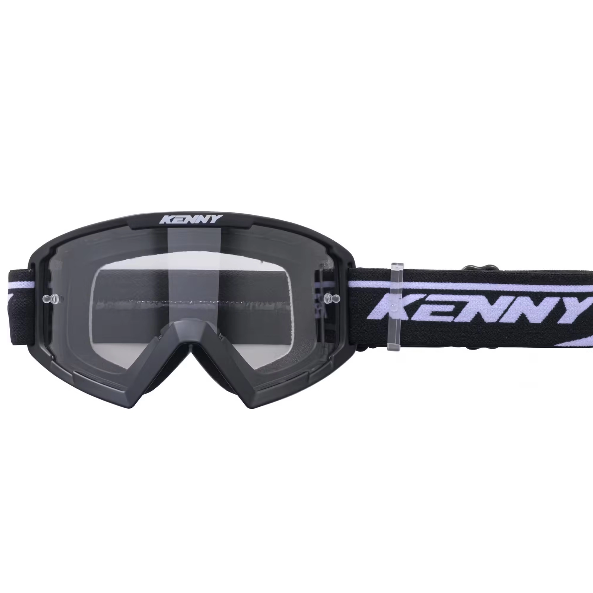 Мотоокуляри Kenny Racing Track Junior Black/White Clear Lens