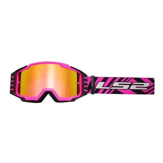 Мотоокуляри LS2 Charger Pro Pink Mirror Lens