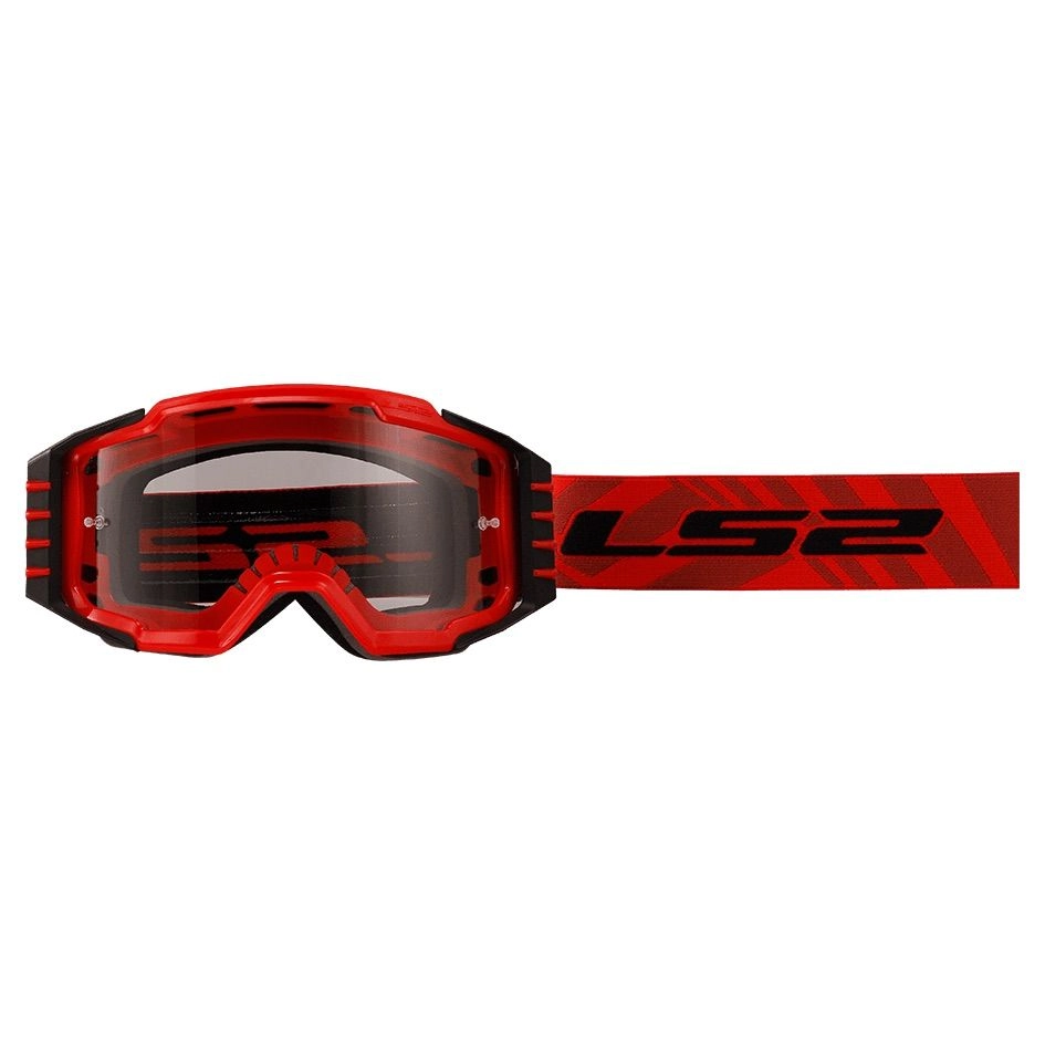 Мотоочки LS2 Charger Pro Red Clear Lens