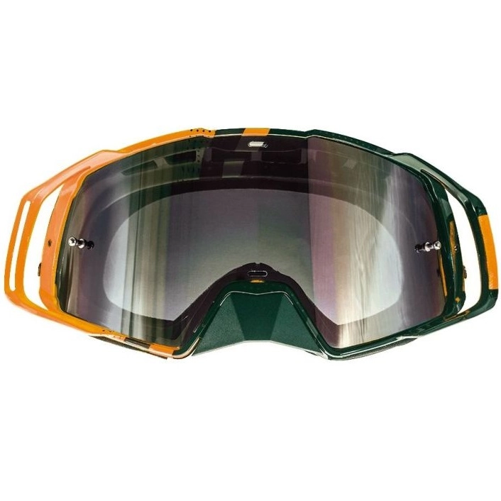 Мотоокуляри MT MX Evo Stripes Black/Orange Clear Lens