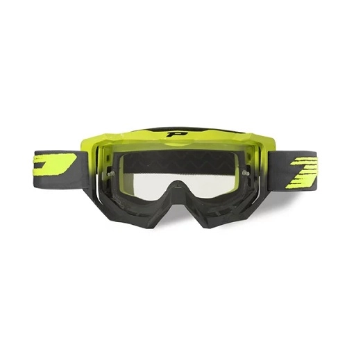 Мотоокуляри Progrip PG3200-347 TR Venom Yellow/Grey Clear Lens